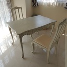 (終了)◆美品◆フレンチ・シャビーシック kinoのダイニングセット　kino SHABBY CHIC