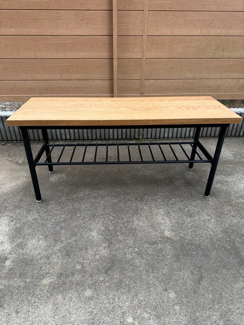 ベンチ椅子アイアンニコアンド