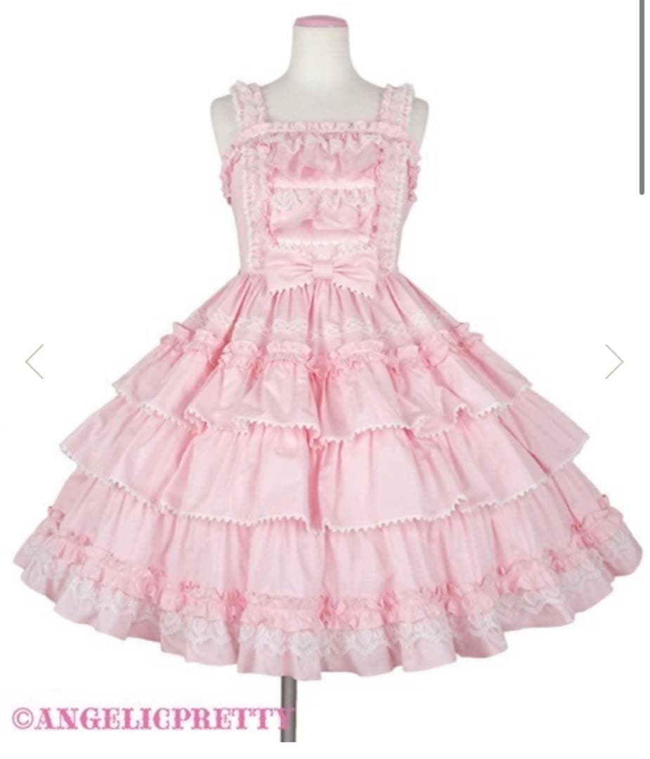 Angelic Pretty PrettyフリルJSK ピンク